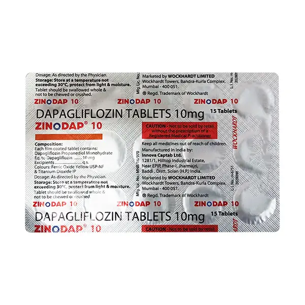 Zinodap 10mg Tablet